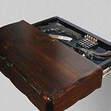Willa-Hide Hidden Gun Shelf in Rustic - Secret Stashing - Concealment Furniture, Diversion Safes, Home Security Safes