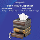 Secret Compartment Book Tissue Dispenser