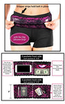 Travel Money Belt & Fanny Pack - Hide your money and passport and keep it safe when traveling with clothes and jewelry with secret compartments -Secret Stashing