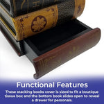 Secret Compartment Book Tissue Dispenser - Secret Stashing - Concealment Furniture, Diversion Safes, Home Security Safes