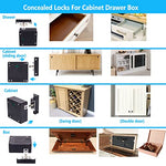 RFID Cabinet Lock - Secret Stashing - Concealment Furniture, Diversion Safes, Home Security Safes