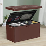 Fireproof Bedroom Bench with Storage - Secret Stashing - Concealment Furniture, Diversion Safes, Home Security Safes