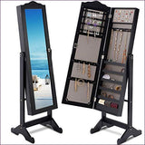 Mirror Jewelry Cabinet with a Discreet Lockable Door - Secret Stashing - Concealment Furniture, Diversion Safes, Home Security Safes