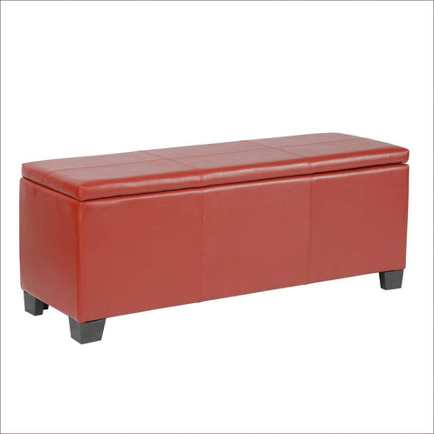 Classics Model Fusion Red gun concealment bench - Concealment furniture and gun concealment furniture to hide your money, pistol, rifle or other weapons, keep guns safe away from kids with hidden compartment furniture -Secret Stashing