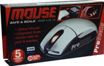 Optical Mouse with Hidden Digital Scale & Stash Compartment - Secret Stashing - Concealment Furniture, Diversion Safes, Home Security Safes