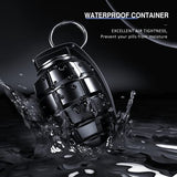 EDC Waterproof Container Pill Case/Holder/Cash Stash Keychain