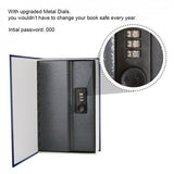 Book Safe with Combination Lock - Diversion Safes - Hide your stash and money in everyday items that contain secret compartments, if they don't see it, they can't get it -Secret Stashing