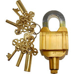 6 Key Square Trick Puzzle Padlock - Secret Stashing - Concealment Furniture, Diversion Safes, Home Security Safes
