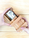 The Secret Magic Box Money Maze Puzzle- Cool puzzles and brain teasers try and solve the puzzle and find the secret compartment and hidden door, great gift ideas -Secret Stashing