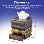 Secret Compartment Book Tissue Dispenser