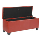 Classics Model Fusion Red gun concealment bench - Concealment furniture and gun concealment furniture to hide your money, pistol, rifle or other weapons, keep guns safe away from kids with hidden compartment furniture -Secret Stashing
