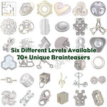 Valve Hanayama Cast Metal Brain Teaser Puzzle Level 4 - Secret Stashing - Concealment Furniture, Diversion Safes, Home Security Safes