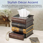 Secret Compartment Book Tissue Dispenser