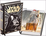 Star Wars Flask Hollow Book (Leather-bound) (Magnetic Closure) - Secret Stashing - Concealment Furniture, Diversion Safes, Home Security Safes