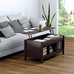 Coffee Table w/Hidden Compartment Lift Top - Secret Stashing - Concealment Furniture, Diversion Safes, Home Security Safes