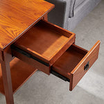 Secret Compartment Side Table w Locking Drawer - Secret Stashing - Concealment Furniture, Diversion Safes, Home Security Safes