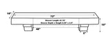 Fireplace Mantel Shelf - Secret Stashing - Concealment Furniture, Diversion Safes, Home Security Safes