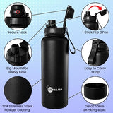 Vacuum Insulated Water Bottle With Hidden Compartment