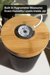 Airtight Jar with Built in Hygrometer (5 ounces / 2.5 Liter) - Secret Stashing - Concealment Furniture, Diversion Safes, Home Security Safes