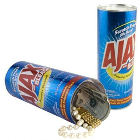 Ajax Diversion Safe Stash - Diversion Safes - Hide your stash and money in everyday items that contain secret compartments, if they don't see it, they can't get it -Secret Stashing