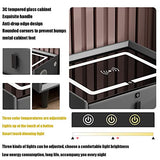 Nightstand Charging Station with Fingerprint Lock - Secret Stashing - Concealment Furniture, Diversion Safes, Home Security Safes