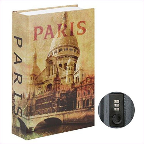 Diversion Book Safe with Combination Lock - Diversion Safes - Hide your stash and money in everyday items that contain secret compartments, if they don't see it, they can't get it -Secret Stashing