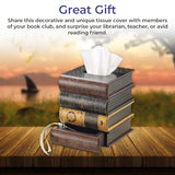 Secret Compartment Book Tissue Dispenser