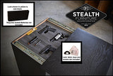 Secret Compartment Nightstand - Concealment furniture and gun concealment furniture to hide your money, pistol, rifle or other weapons, keep guns safe away from kids with hidden compartment furniture -Secret Stashing