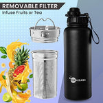Vacuum Insulated Water Bottle With Hidden Compartment