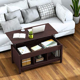 Coffee Table w/Hidden Compartment Lift Top - Secret Stashing - Concealment Furniture, Diversion Safes, Home Security Safes