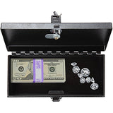 Texas Hold’em Diversion Safe Cashbox with Lock - Diversion Safes - Hide your stash and money in everyday items that contain secret compartments, if they don't see it, they can't get it -Secret Stashing