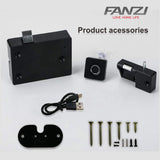 Fingerprint Cabinet Smart Biometric Lock - Secret Stashing - Concealment Furniture, Diversion Safes, Home Security Safes