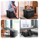 Lock Ottoman with Secret Storage