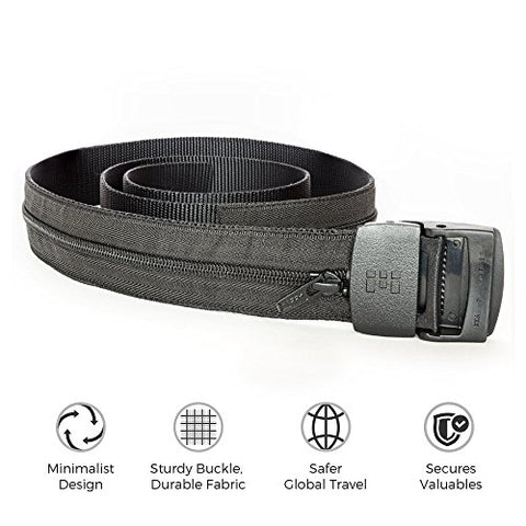  Money Belt for Men Travel Security Belt with Hidden Money  Compartment Pocket, Cashsafe Anti-Theft Wallet Non-Metal Buckle : Clothing,  Shoes & Jewelry