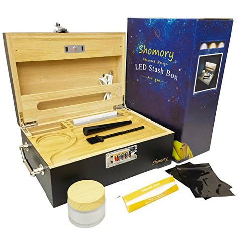 Secret Compartment Smell Proof Box with Combination Lock