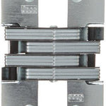Mortise Mount Invisible Hinge with 8 Holes, 4-5/8" Leaf Height, 1-1/8" Leaf Width, 1-41/64" Leaf Thickness, 10 x 1-1/2" Screw Size - Secret Stashing - Concealment Furniture, Diversion Safes, Home Security Safes