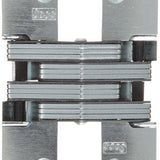 Mortise Mount Invisible Hinge with 8 Holes, 4-5/8" Leaf Height, 1-1/8" Leaf Width, 1-41/64" Leaf Thickness, 10 x 1-1/2" Screw Size - Secret Stashing - Concealment Furniture, Diversion Safes, Home Security Safes