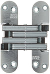 Mortise Mount Invisible Hinge with 8 Holes, 4-5/8" Leaf Height, 1-1/8" Leaf Width, 1-41/64" Leaf Thickness, 10 x 1-1/2" Screw Size - Secret Stashing - Concealment Furniture, Diversion Safes, Home Security Safes