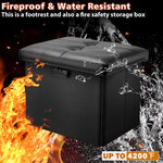 Lock Ottoman with Secret Storage - Secret Stashing - Concealment Furniture, Diversion Safes, Home Security Safes