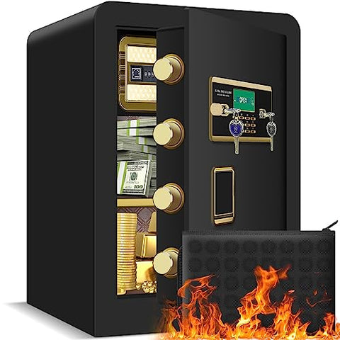 Large Secrect Safe Large Home Safe Fireproof Waterproof – Secret Stashing