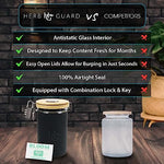 Airtight Jar with Built in Hygrometer (5 ounces / 2.5 Liter) - Secret Stashing - Concealment Furniture, Diversion Safes, Home Security Safes