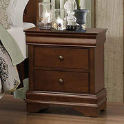 Wooden Nightstand with Hidden Drawer Concealment Furniture
