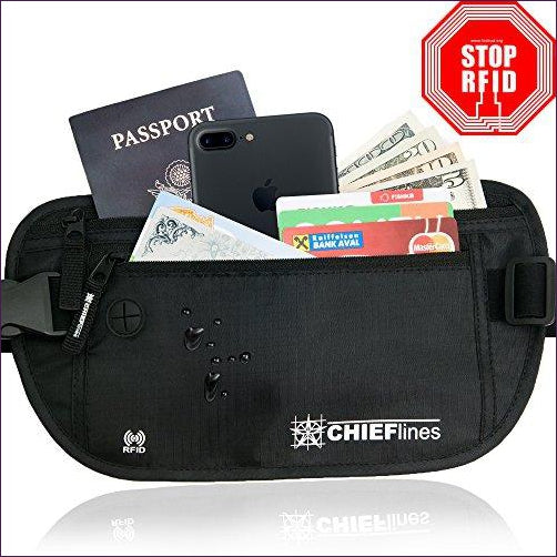 RFID Blocking Belt Wallet