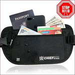 Money Belt RFID Blocking Undercover Hidden Waist Stash - Secret Stashing - Concealment Furniture, Diversion Safes, Home Security Safes