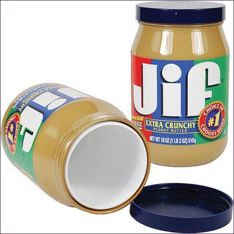 Jiffy Peanut Butter Diversion Stash Safe Model - Diversion Safes - Hide your stash and money in everyday items that contain secret compartments, if they don't see it, they can't get it -Secret Stashing