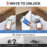 Hidden Smart Cabinet Lock, RFID Child Safety Lock for Concealment Furniture