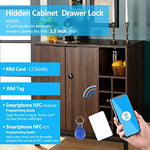 Hidden RFID Cabinet Lock with Remote