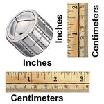 Cylinder Hanayama Metal Brainteaser Puzzle Mensa Rated Level 4 - Secret Stashing - Concealment Furniture, Diversion Safes, Home Security Safes