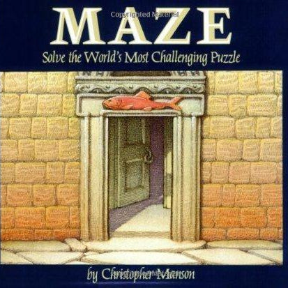 Maze: A Riddle In Words and Pictures- Cool puzzles and brain teasers try and solve the puzzle and find the secret compartment and hidden door, great gift ideas -Secret Stashing