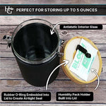 Airtight Jar with Built in Hygrometer (5 ounces / 2.5 Liter) - Secret Stashing - Concealment Furniture, Diversion Safes, Home Security Safes